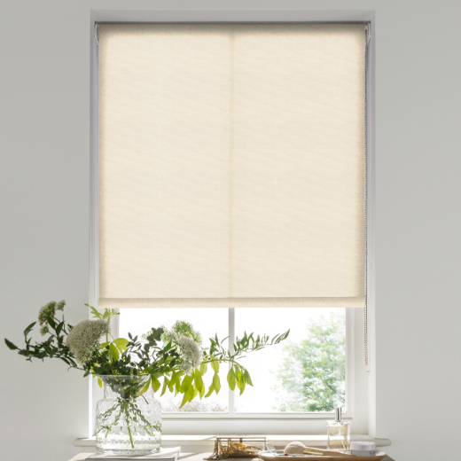 Palermo Buttermilk Eve Electric Roller Blind