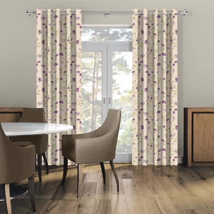 Curtains in Enchanted Heather by iLiv