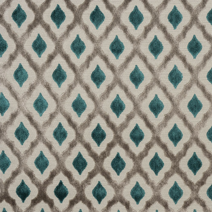 Assisi Teal Fabric by Porter And Stone