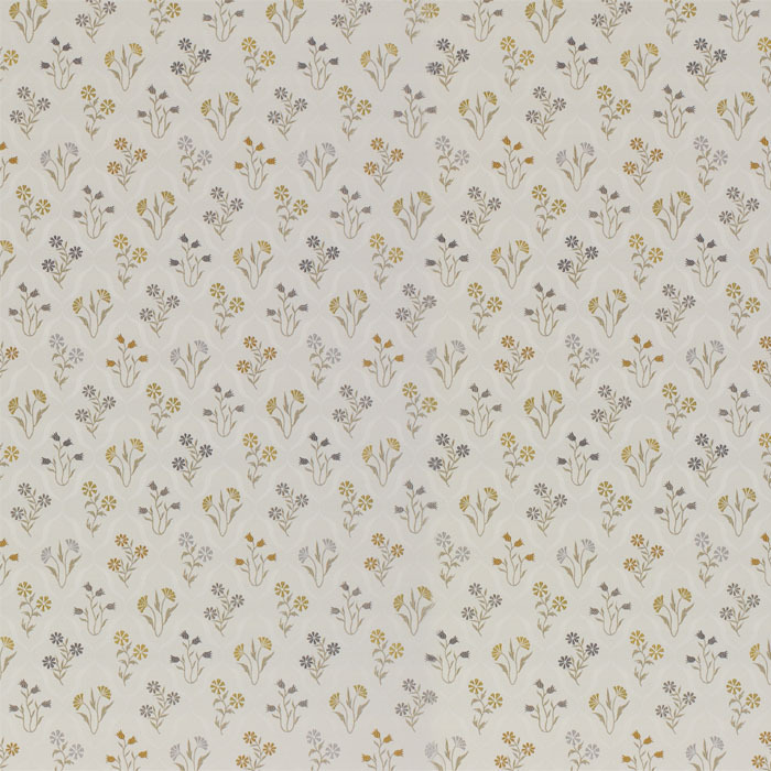 Fleur Ochre Fabric by Porter And Stone