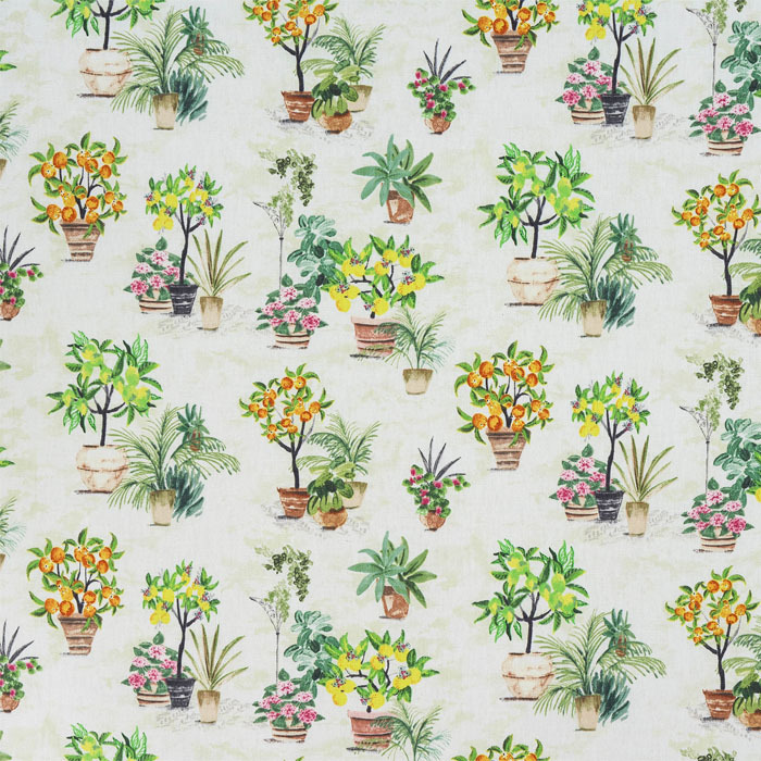 Gardenia Citrus Fabric by Porter And Stone