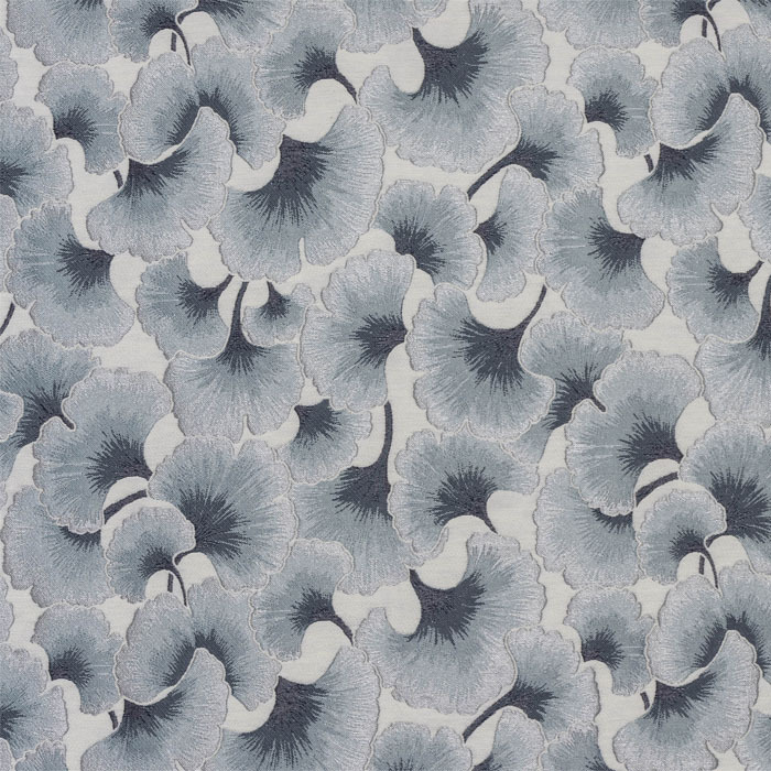 Gingko Ocean Fabric by Porter And Stone
