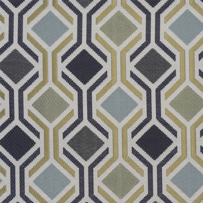 Mosaic Olive Fabric by Porter And Stone