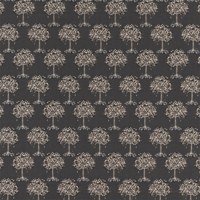 Salmesbury Charcoal Fabric by Porter And Stone