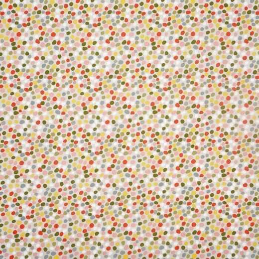 Dot To Dot Coral Fabric