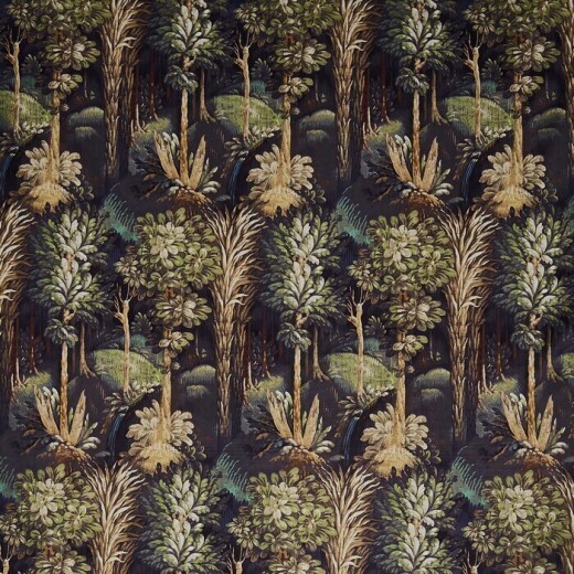 Forbidden Forest Ebony Fabric Forbidden Forest Ebony Fabric