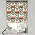 Rose Bud Orange Blackout Roller Blind