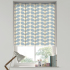 Two Colour Stem Powder Blue Blackout Roller Blind
