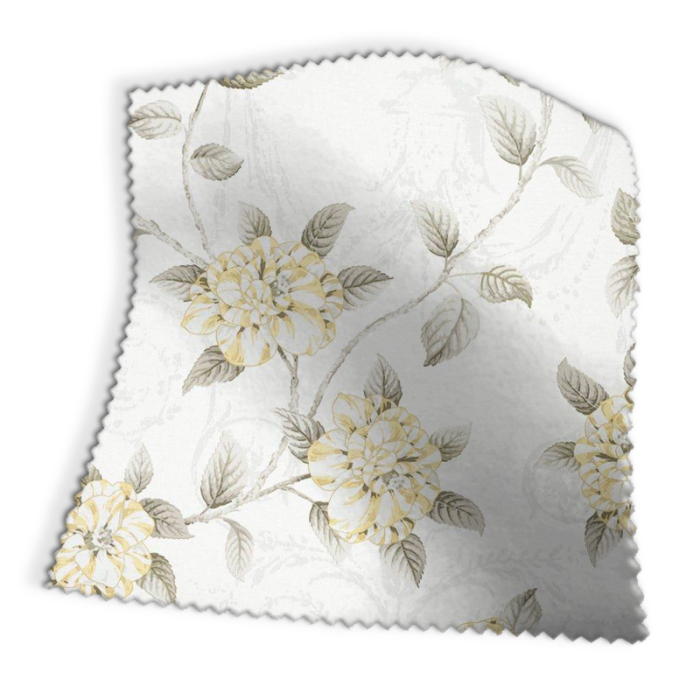 Made To Measure Roman Blinds Osbourne Lemon Swatch