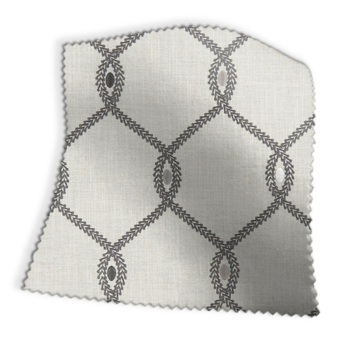 Made To Measure Roman Blinds Opus Charcoal Swatch