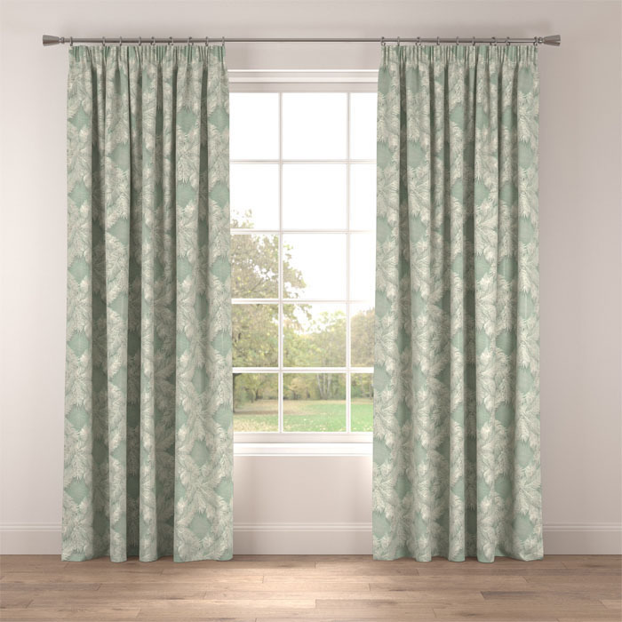 Curtains in Aruba Azure by Belfield Home