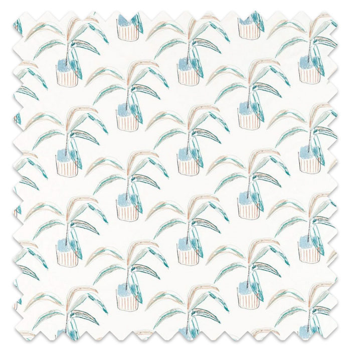 Swatch of Crassula Marine Tangerine Mint by Scion