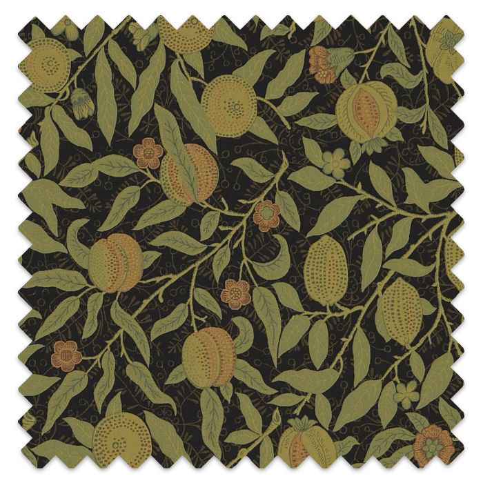 Swatch of Fruit Weave Black/Claret