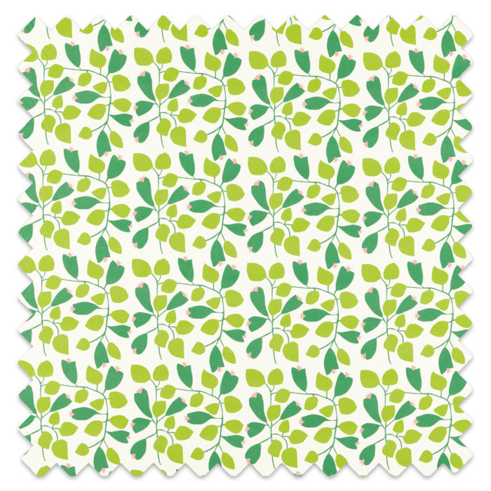 Swatch of Rosehip Mint Leaf Zest by Scion