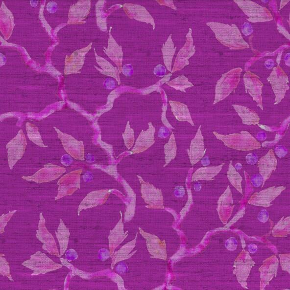 Vesper Fuchsia Fabric by Voyage