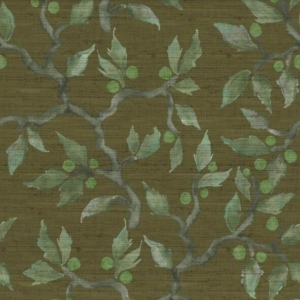Vesper Olive Fabric by Voyage