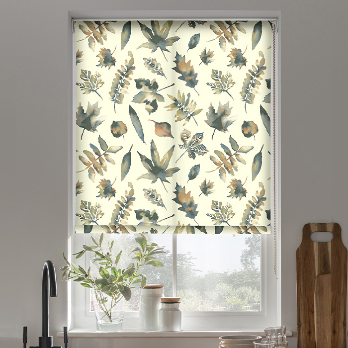 Fall Linen Roller Blind