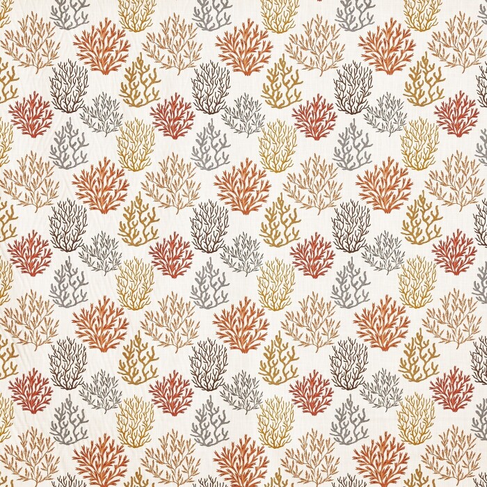 Fistral Coral Fabric by Prestigious Textiles