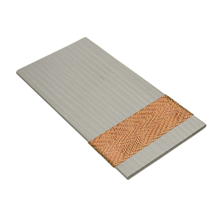 Fossil Inspirewood Venetian Blind with Pecan Tape Swatch