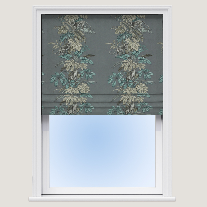 Made To Measure Roman Blinds Monkeying Around Mineral