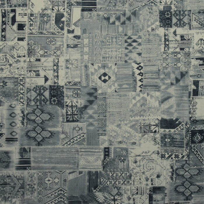 Made To Measure Roman Blinds Nakita Ebony Flat Image