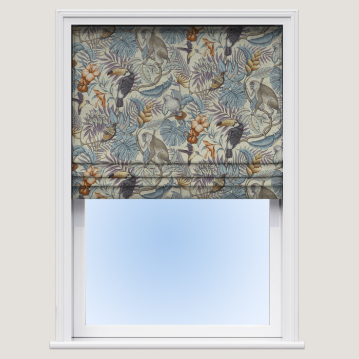 Made To Measure Roman Blinds Rainforest Henna
