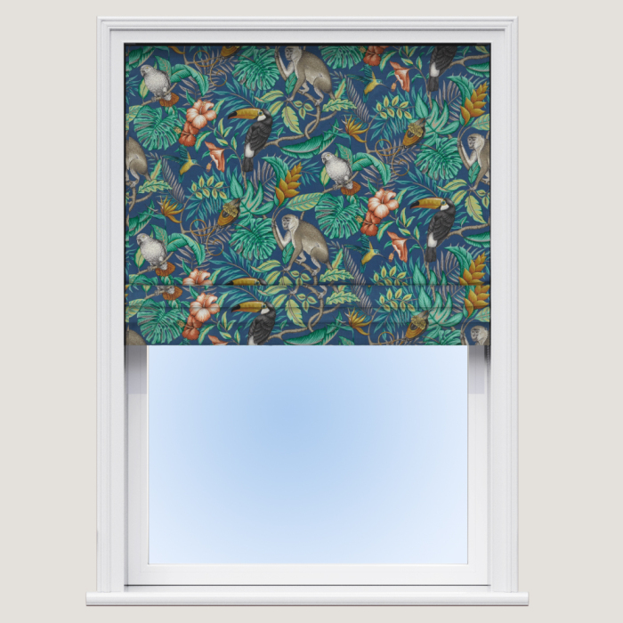 Made To Measure Roman Blinds Rainforest Marine