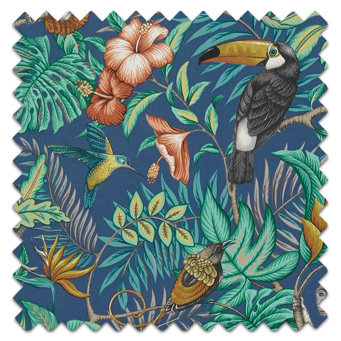 Roman Blinds Rainforest Marine