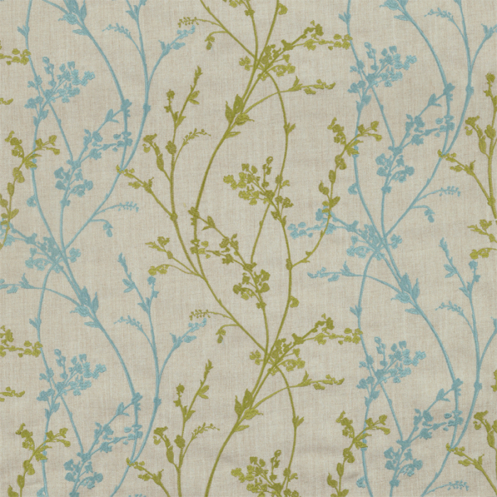 Made To Measure Roman Blinds Whisp Embroidery Pistachio Flat Image