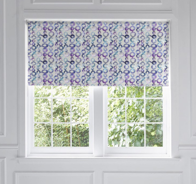 Roller Blind in Arran Blackout Amethyst