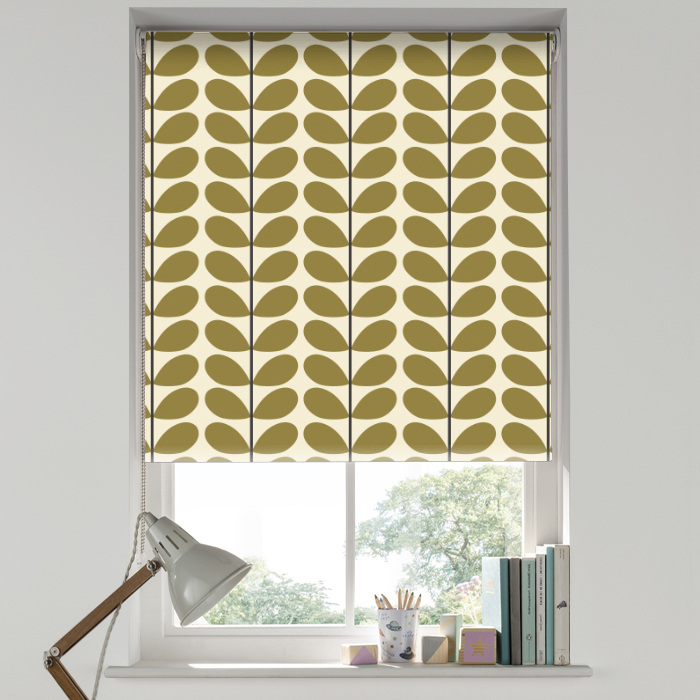 Two Colour Stem Moss Blackout Roller Blind