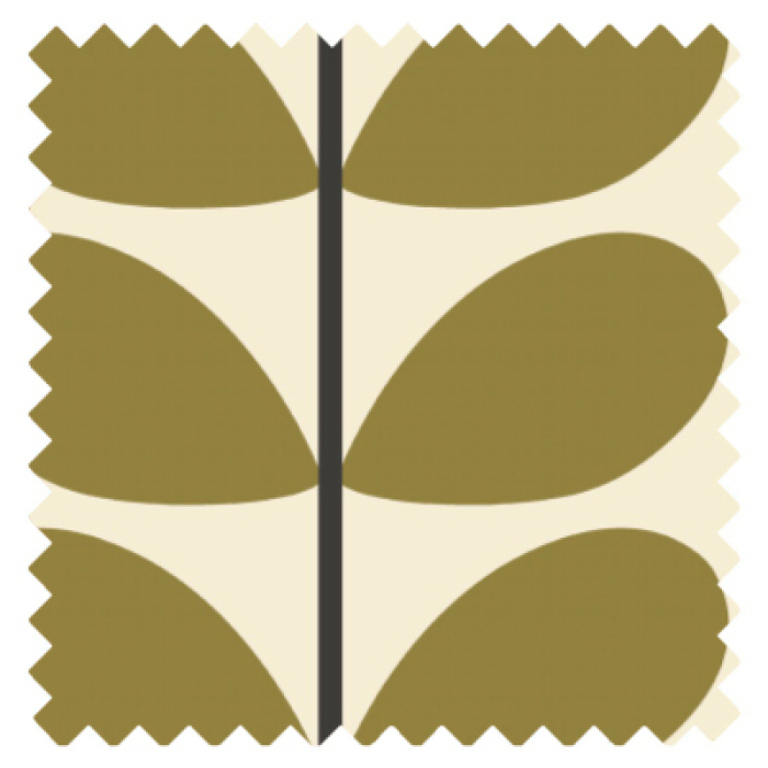 Two Colour Stem Moss Blackout Roller Blind Swatch