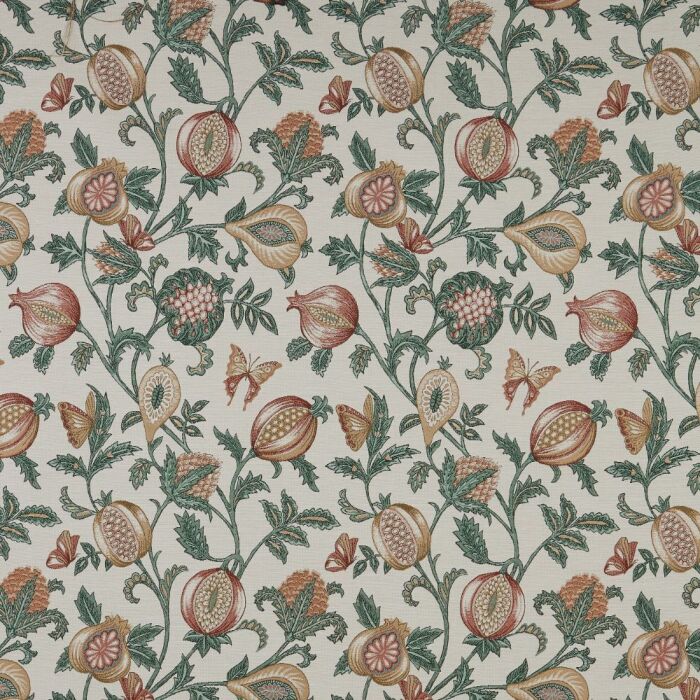 Primavera Papaya Fabric by iLiv