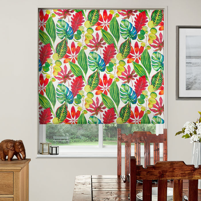 Roman Blind in Bahamas Tropical