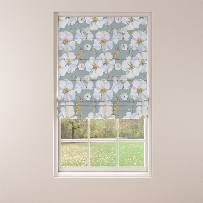 Roman Blind in Embleton Cloud Blue by Belfield Home