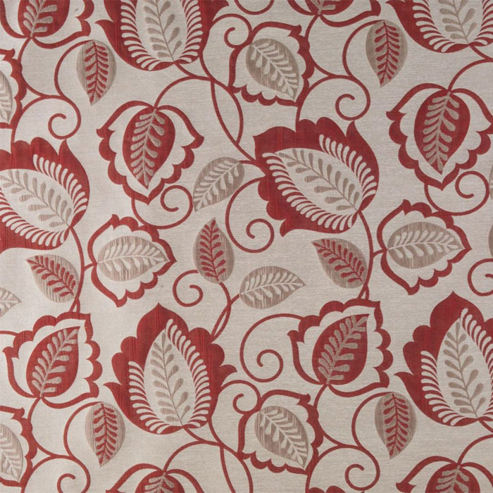 Esme Red Fabric by Bill Beaumont