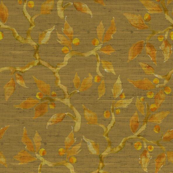 Vesper Gold Fabric by Voyage