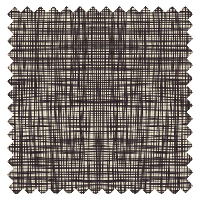 Made To Measure Scribble Gun Metal Roller Blind