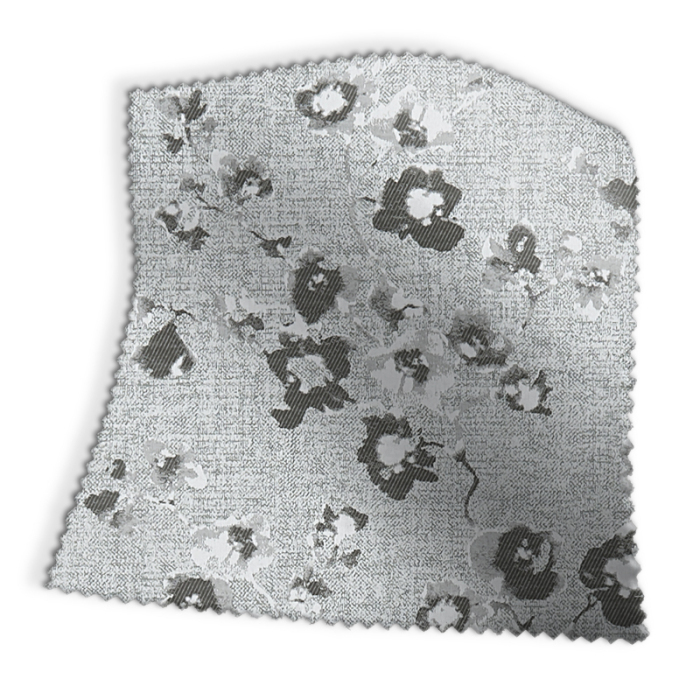 Made To Measure Roman Blinds Sakura Charcoal Swatch