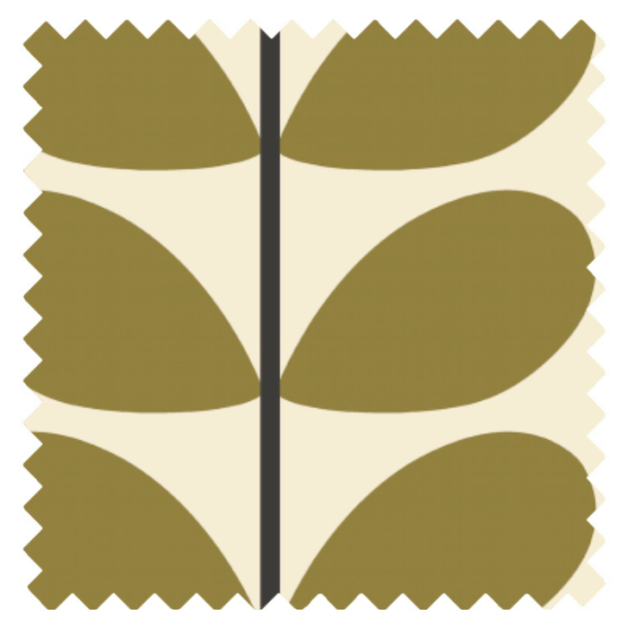 Made to Measure Two Colour Stem Moss Roller Blind