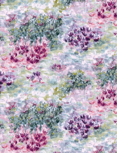 Fiore Slate/Amethyst Fabric Fiore Slate/Amethyst Fabric