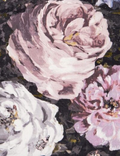 Floretta Blush/Charcoal Fabric Floretta Blush/Charcoal Fabric