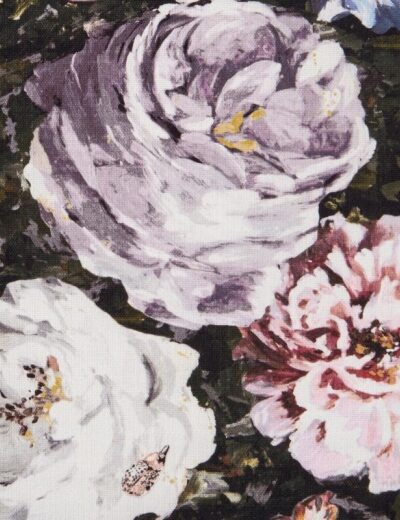 Floretta Heather/Ebony Fabric Floretta Heather/Ebony Fabric