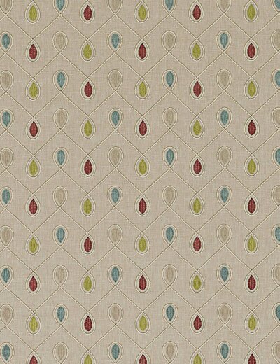 Healey Raspberry/Duckegg Fabric