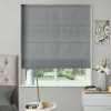 Electric Roman Blind in Summit Navy