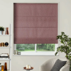 Electric Roman Blind in Summit Ruby