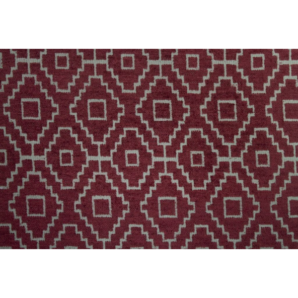 Kenza Raspberry Fabric Flat Image