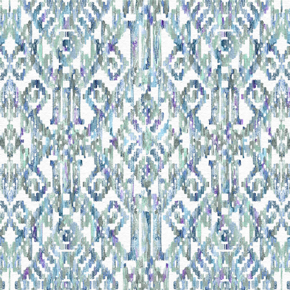 Marrakesh Aqua Fabric Flat Image