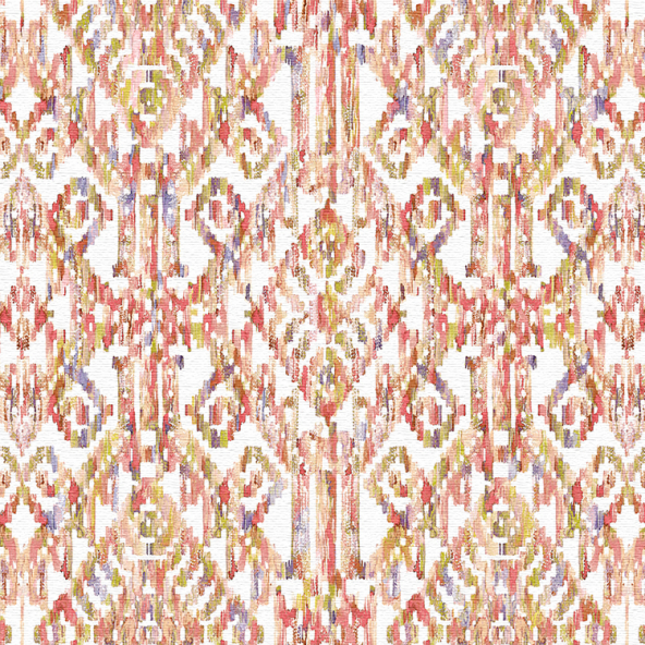 Marrakesh Coral Fabric Flat Image