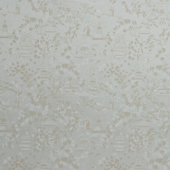 Chinoiserie Duckegg Fabric Flat Image